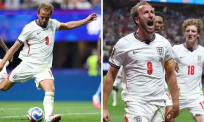Inggris vs RD Kongo 2 1 Brace Harry Kane Selamatkan Tiga Singa