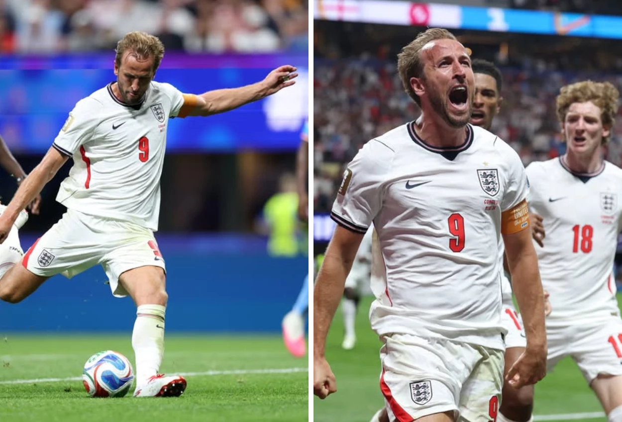 Inggris vs RD Kongo 2 1 Brace Harry Kane Selamatkan Tiga Singa