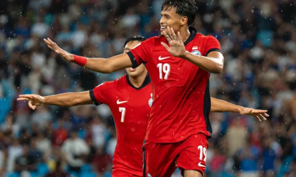 Kamboja vs Singapura 1 2 Gol Ilhan Fandi di Injury Time Antar Singapura Menang