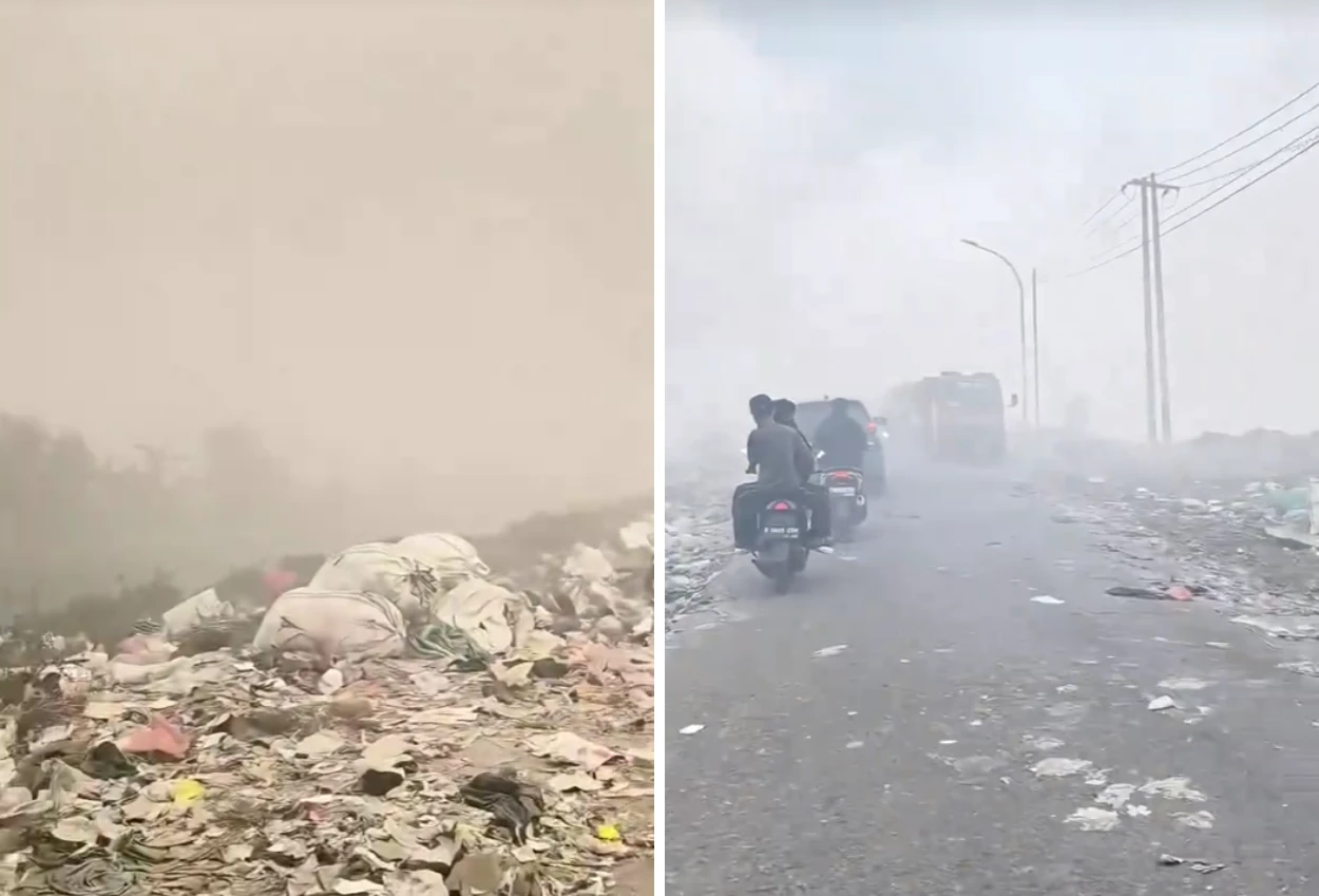 Kebakaran TPA Jatiwaringin Masuk Hari Ketiga, Ratusan Warga Kena ISPA