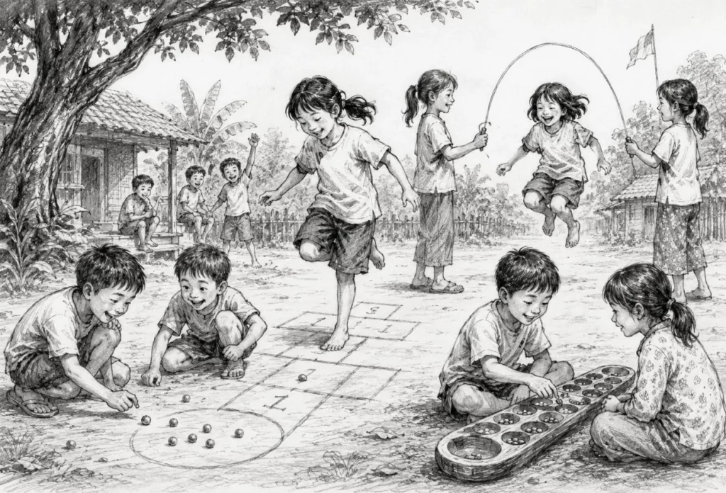 Keceriaan Anak Indonesia di Taman