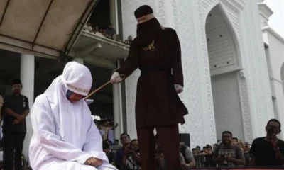 Mesum saat Live TikTok, Sepasang Kekasih Dihukum Cambuk di Aceh