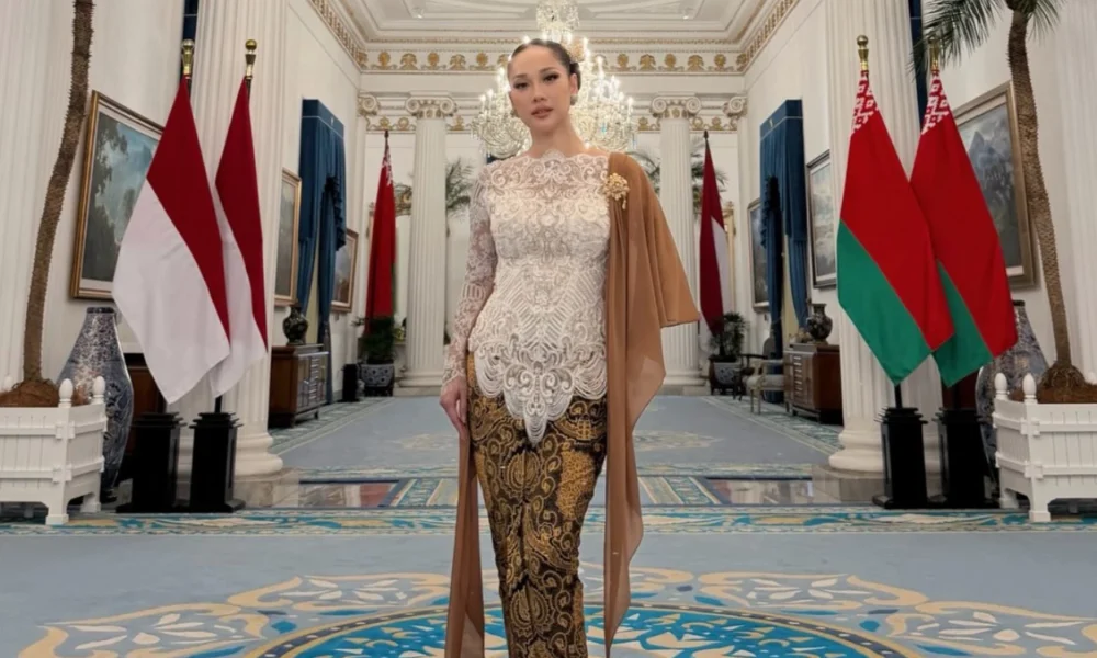 Momen BCL Tampil di Jamuan Kenegaraan Presiden Belarus, Anggun pakai Kebaya