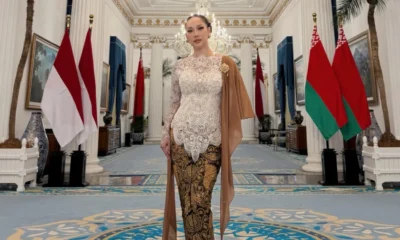 Momen BCL Tampil di Jamuan Kenegaraan Presiden Belarus, Anggun pakai Kebaya