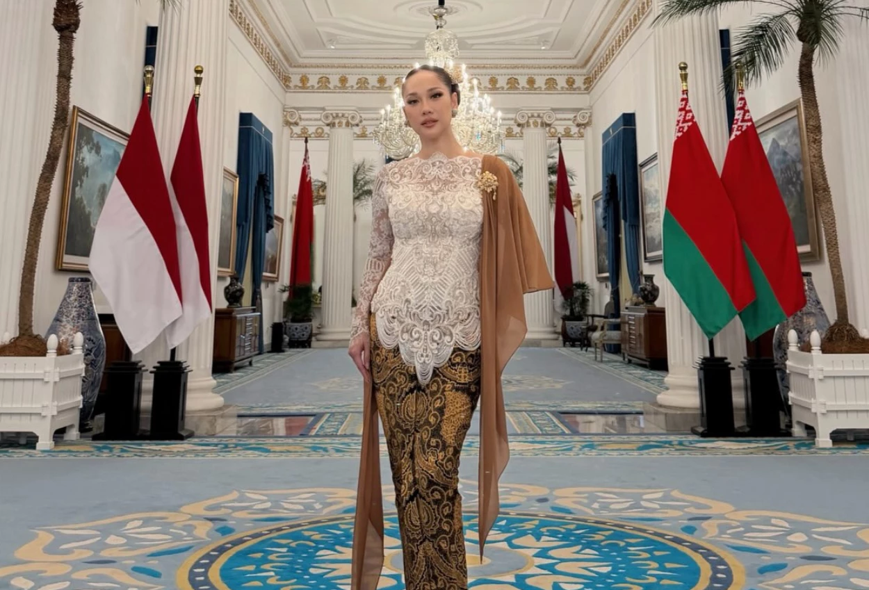 Momen BCL Tampil di Jamuan Kenegaraan Presiden Belarus, Anggun pakai Kebaya