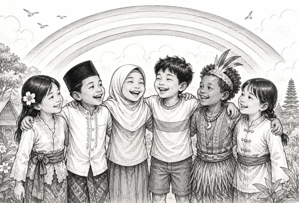 Pelangi Persahabatan Anak Indonesia