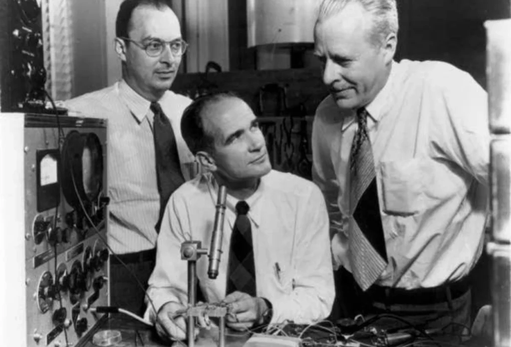 Penemuan Transistor oleh Bell Telephone (1948)