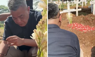 Pulang dari AS, Abdel Langsung Ziarah ke Makam Temon sambil Nangis Maafin Gue...