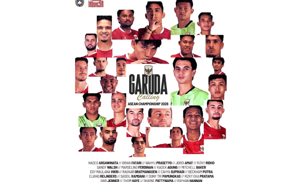 Resmi Diumumkan! Ini Daftar Skuad Timnas Indonesia di Piala AFF