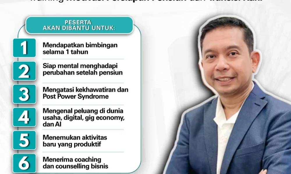 Tak Hanya untuk Pensiunan, Training by Mentors Ini Hadir bagi Karyawan Terdampak PHK