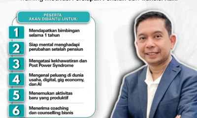 Tak Hanya untuk Pensiunan, Training by Mentors Ini Hadir bagi Karyawan Terdampak PHK