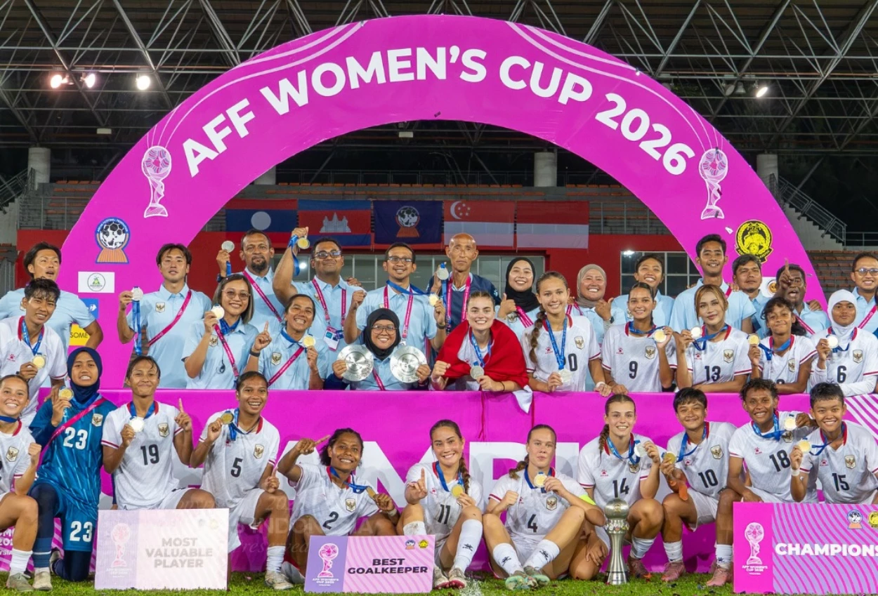 Timnas Putri Indonesia Juara Piala AFF usai Tekuk Laos 5