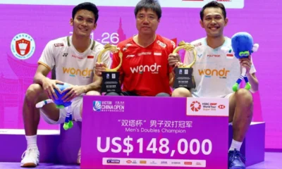 Total Hadiah Uang yang Berhasil Dikantongi FajarFikri usai Bawa RI Juara Open China