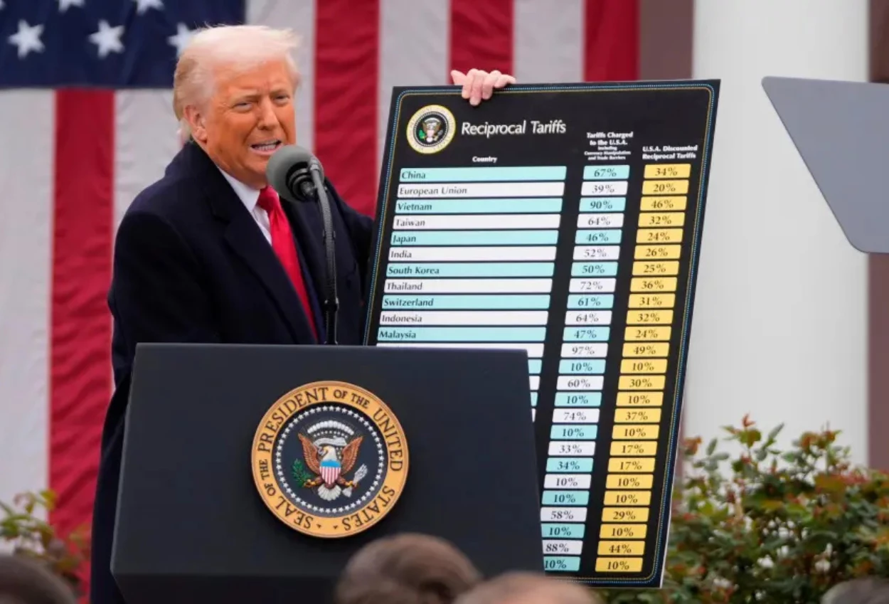Trump Berlakukan Tarif Baru ke 60 Negara, Indonesia Kena 10%