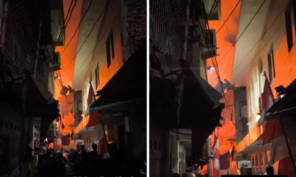15 Rumah Terbakar di Paseban Jakpus, Ratusan Warga Kena Dampak