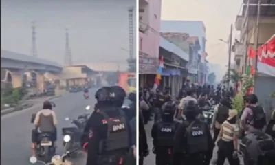 BNN Dilempari Petasan saat Gerebek Jaringan Narkoba di Kampung Bahari Jakut