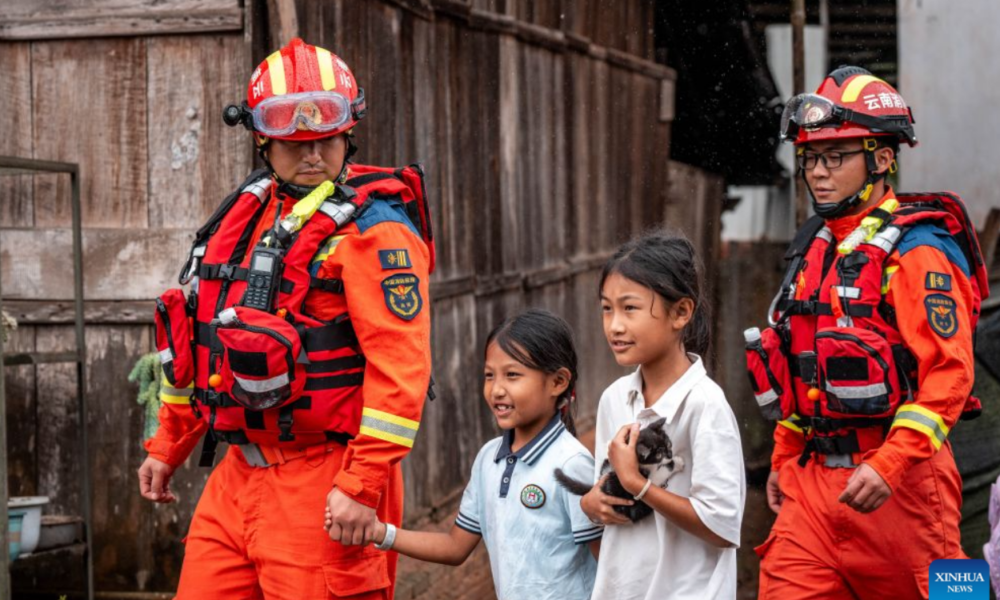 Banjir Melanda Kota Mohan Yunnan China, 8.000 Warga Dievakuasi