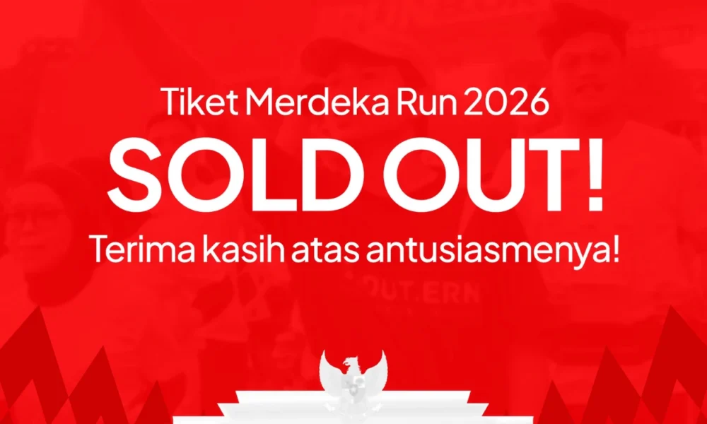 Baru Dibuka 2 Jam, Tiket Merdeka Run 2026 Langsung Ludes!