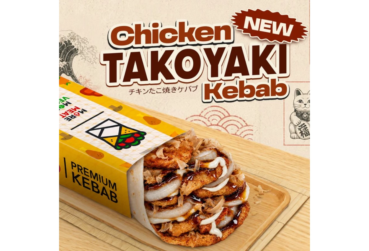 Bukan Kebab Biasa, Kabobs Hadirkan Chicken Takoyaki Kebab Bernuansa Jepang