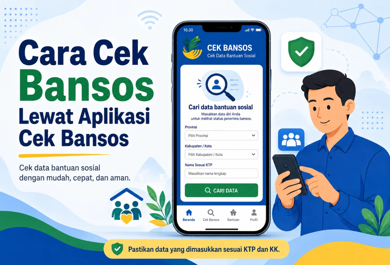 Cara Cek Bansos Lewat Aplikasi Cek Bansos