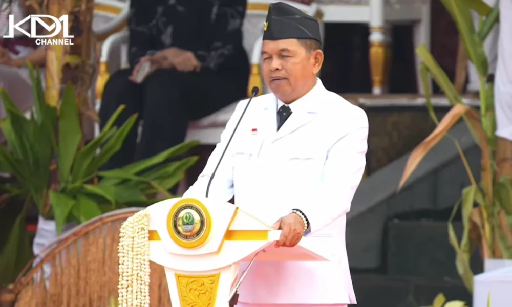 Dedi Mulyadi Beri Kursi VIP untuk Petani hingga Ojol saat Upacara HUT RI