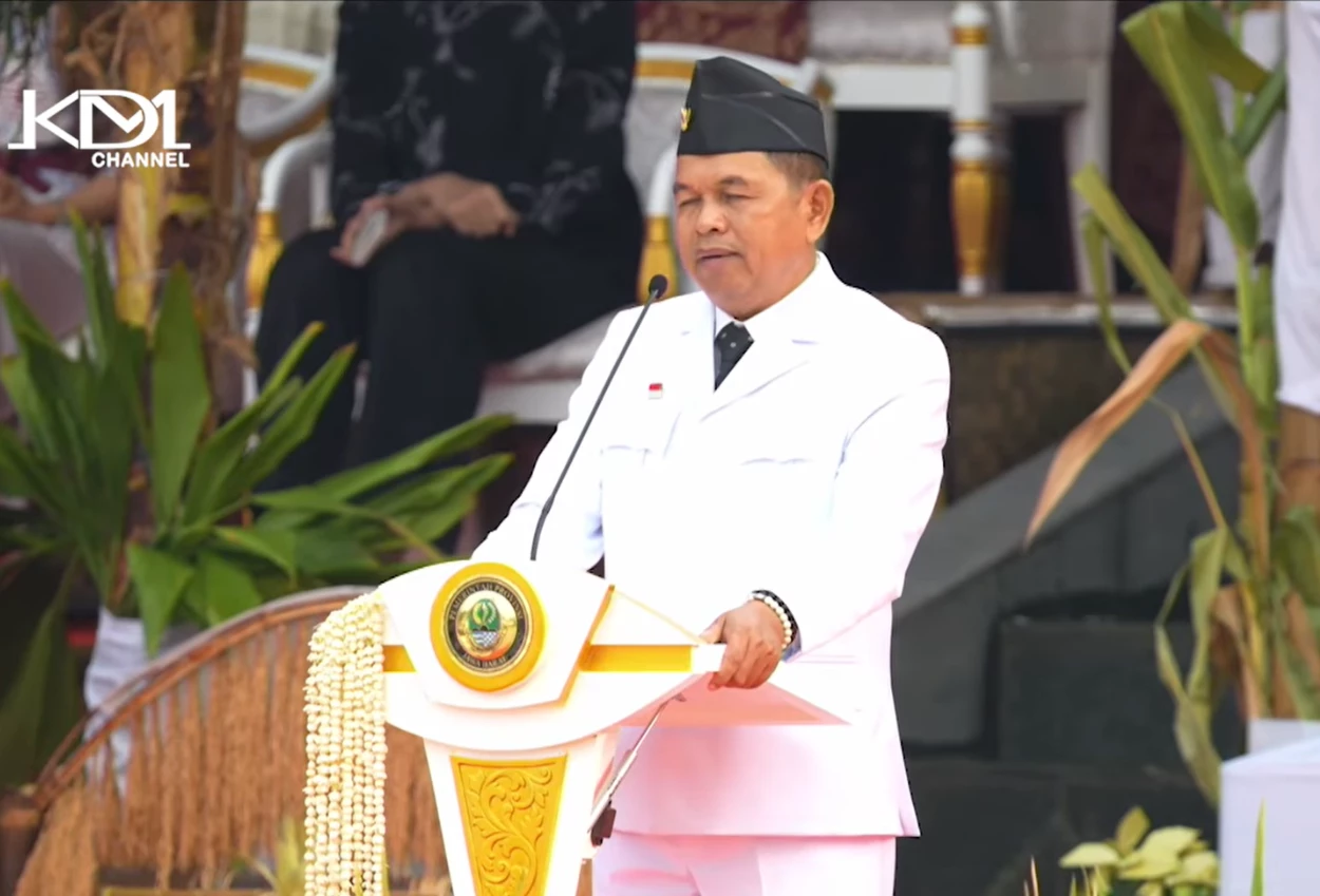 Dedi Mulyadi Beri Kursi VIP untuk Petani hingga Ojol saat Upacara HUT RI