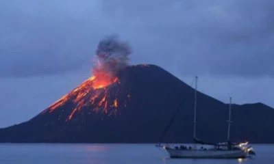 Gunung Anak Krakatau Erupsi 20 Kali dalam Sehari