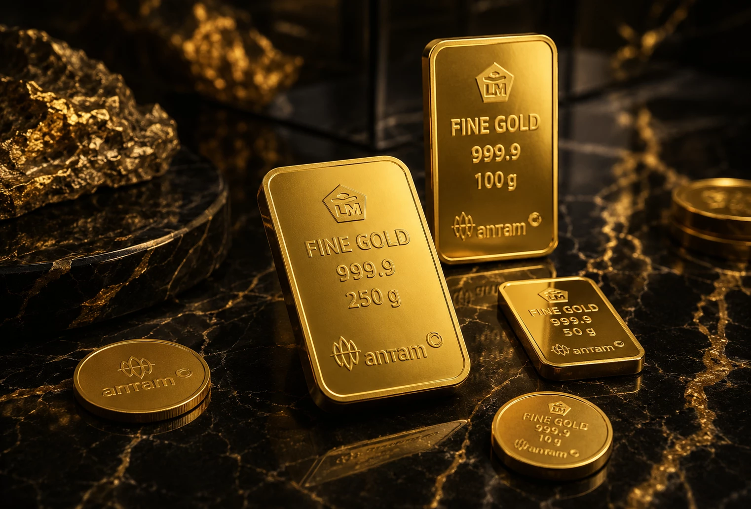 Harga Emas Antam Hari Ini 20 Agustus 2026 Meroket Tajam, Sentuh Level Rp2.725.000 per Gram