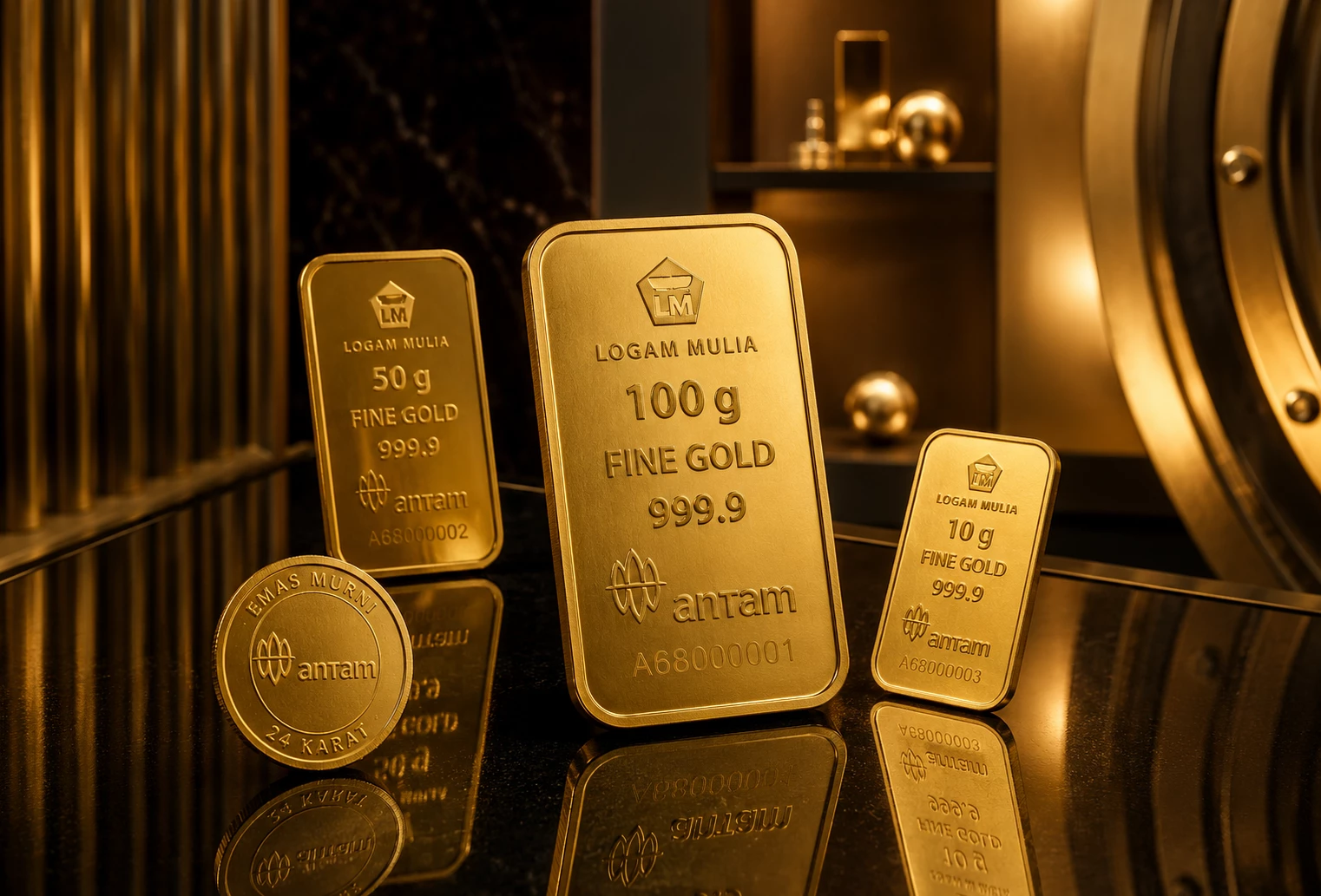 Harga Emas Antam Hari Ini 24 Agustus 2026 Naik Tajam