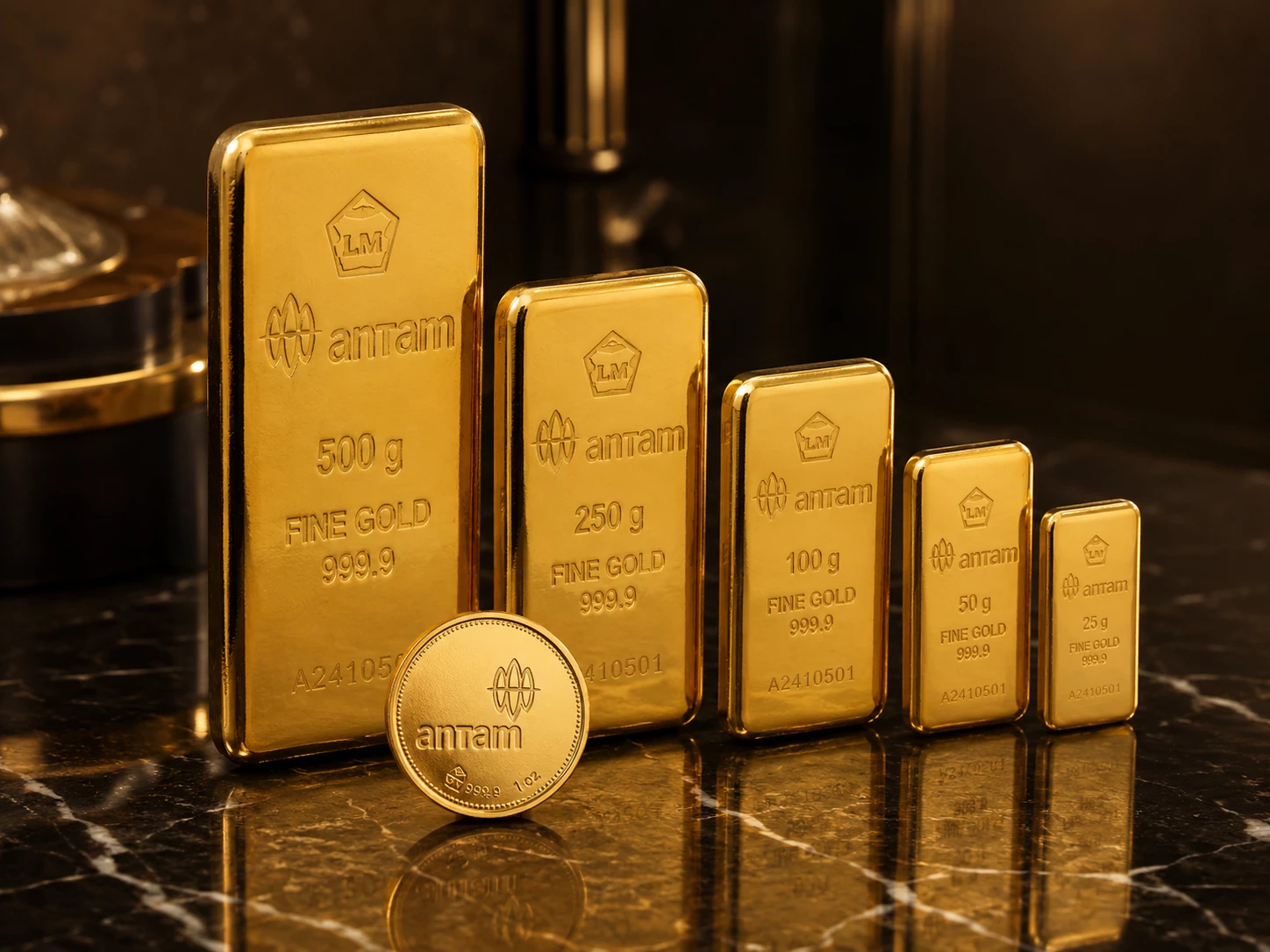 Harga Emas Antam Hari Ini 28 Agustus 2026 Turun Rp5.000 per Gram