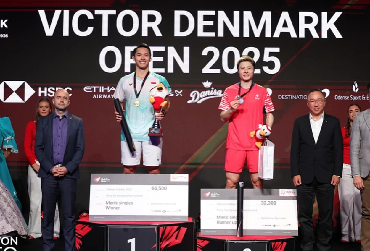 Jonatan Christie Resmi Duduki Ranking 1 Dunia Tunggal Putra