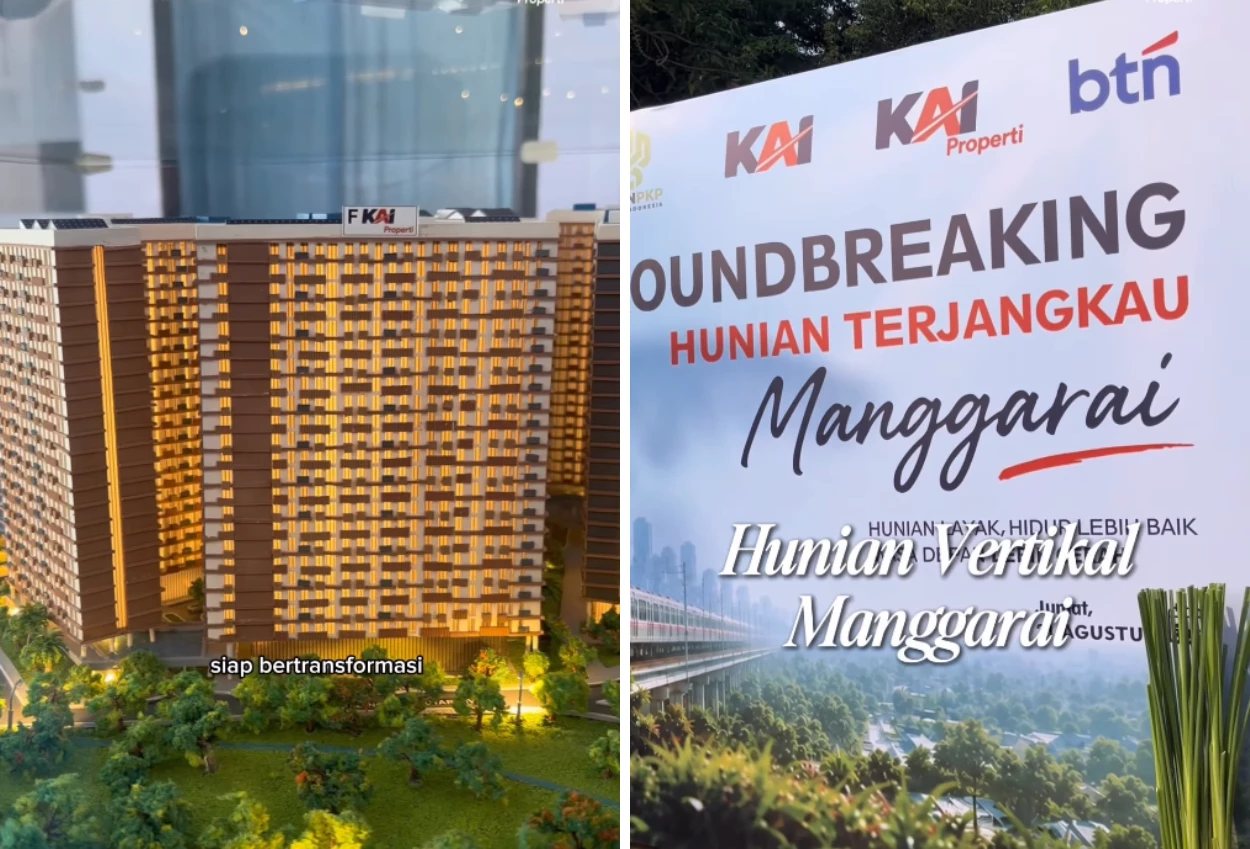 KAI Bangun Dua Blok Rusun Dekat Stasiun Manggarai
