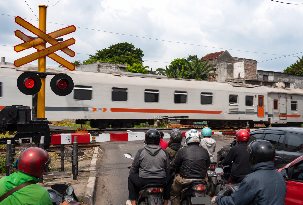 KAI Daop Tutup Perlintasan Liar, Bahayakan Warga dan Perjalanan Kereta