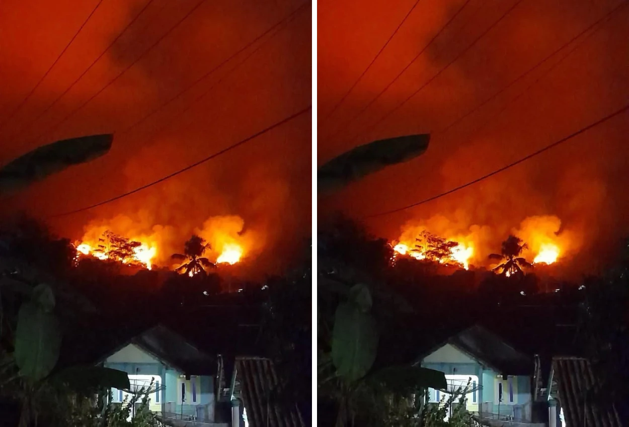 Kebakaran di Gunung Geulis Sukabumi, 4 Hektare Lahan Hangus