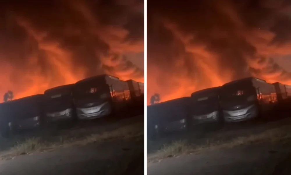 Kronologi Lengkap 50 Bus Ludes Terbakar di Pangkalan PO Sinar Jaya