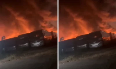 Kronologi Lengkap 50 Bus Ludes Terbakar di Pangkalan PO Sinar Jaya