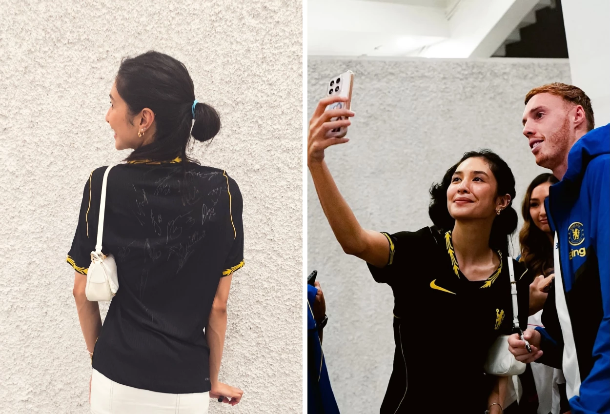 Mikha Tambayong Pamer Foto Bareng Pemain Chelsea di GBK