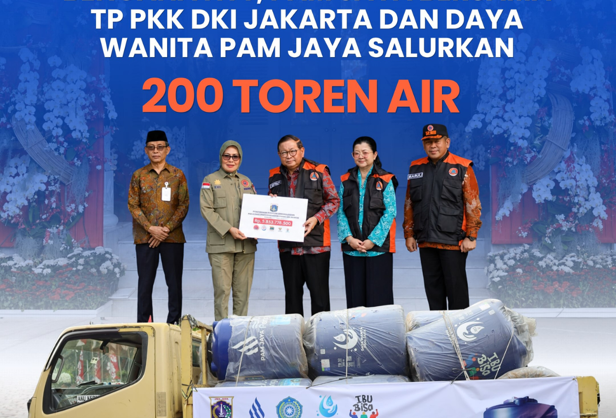 PAM Jaya Salurkan 200 Toren Air Bersih untuk NTT