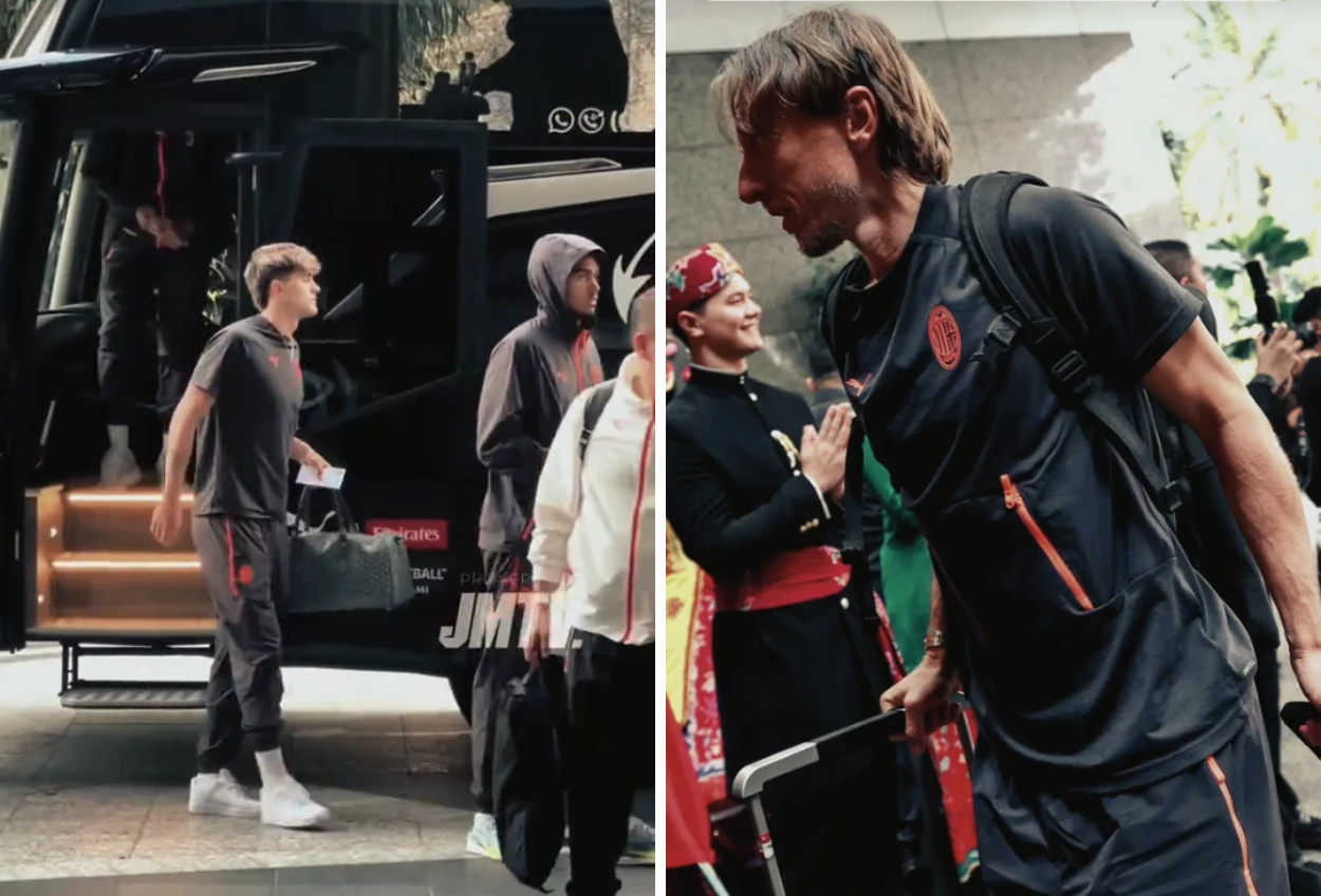 Pemain AC Milan Tiba di Indonesia, Ada Luka Modric