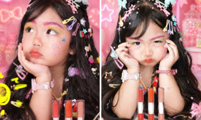Potret Gemas Xarena Anak Siti Badriah pakai Make Up Centil ala Naykilla