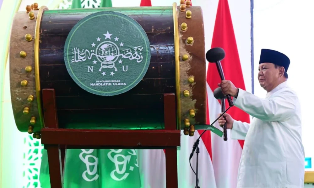 Prabowo Hadiri Pembukaan Muktamar ke 35 NU