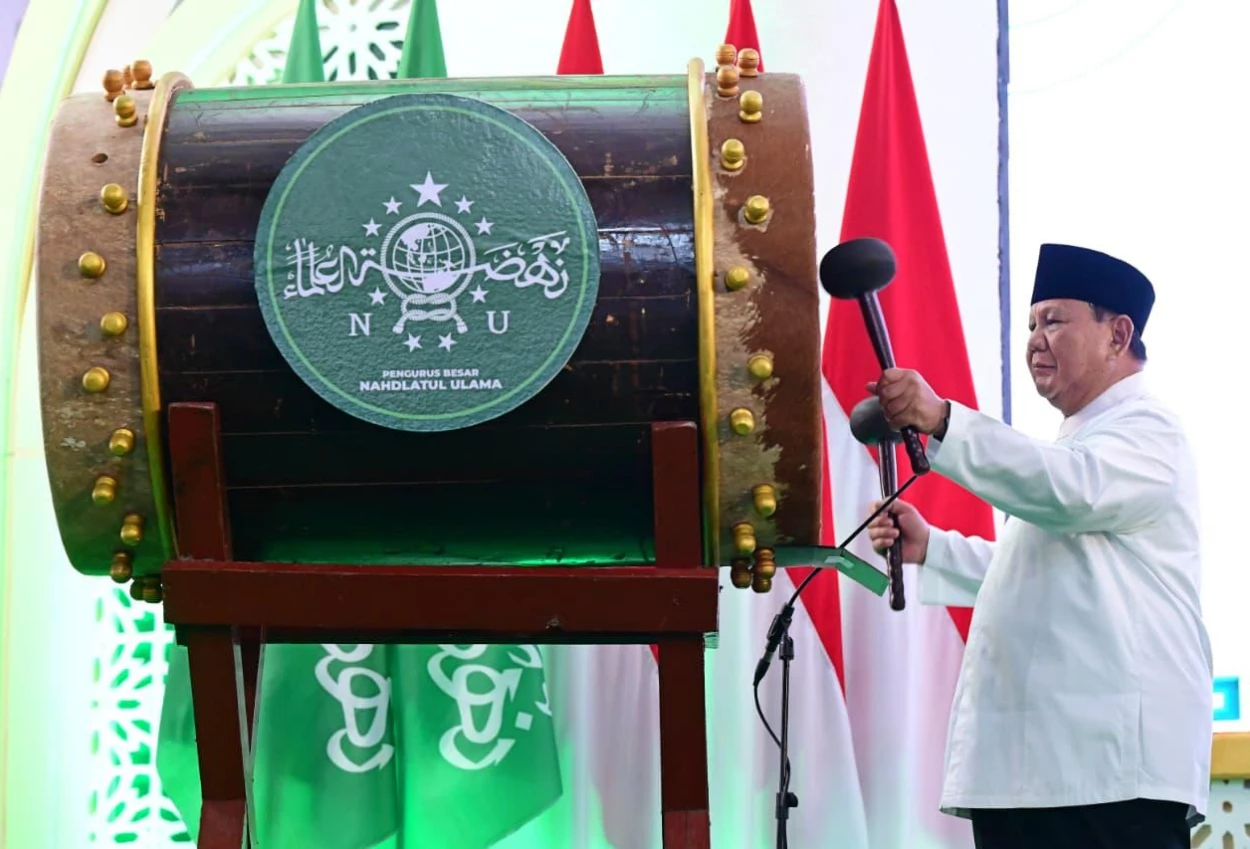 Prabowo Hadiri Pembukaan Muktamar ke 35 NU