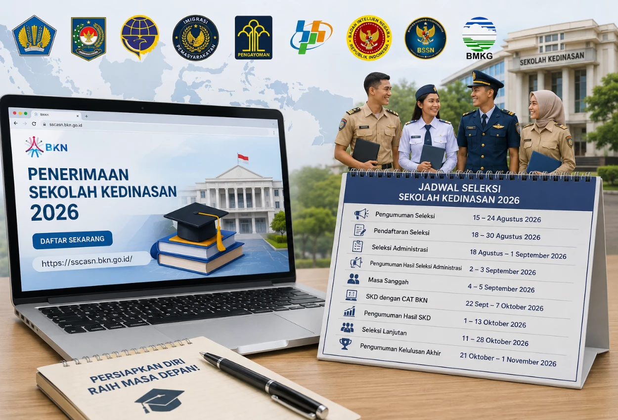 Sekolah Kedinasan Apa Saja yang Buka 2026 Ini Daftarnya
