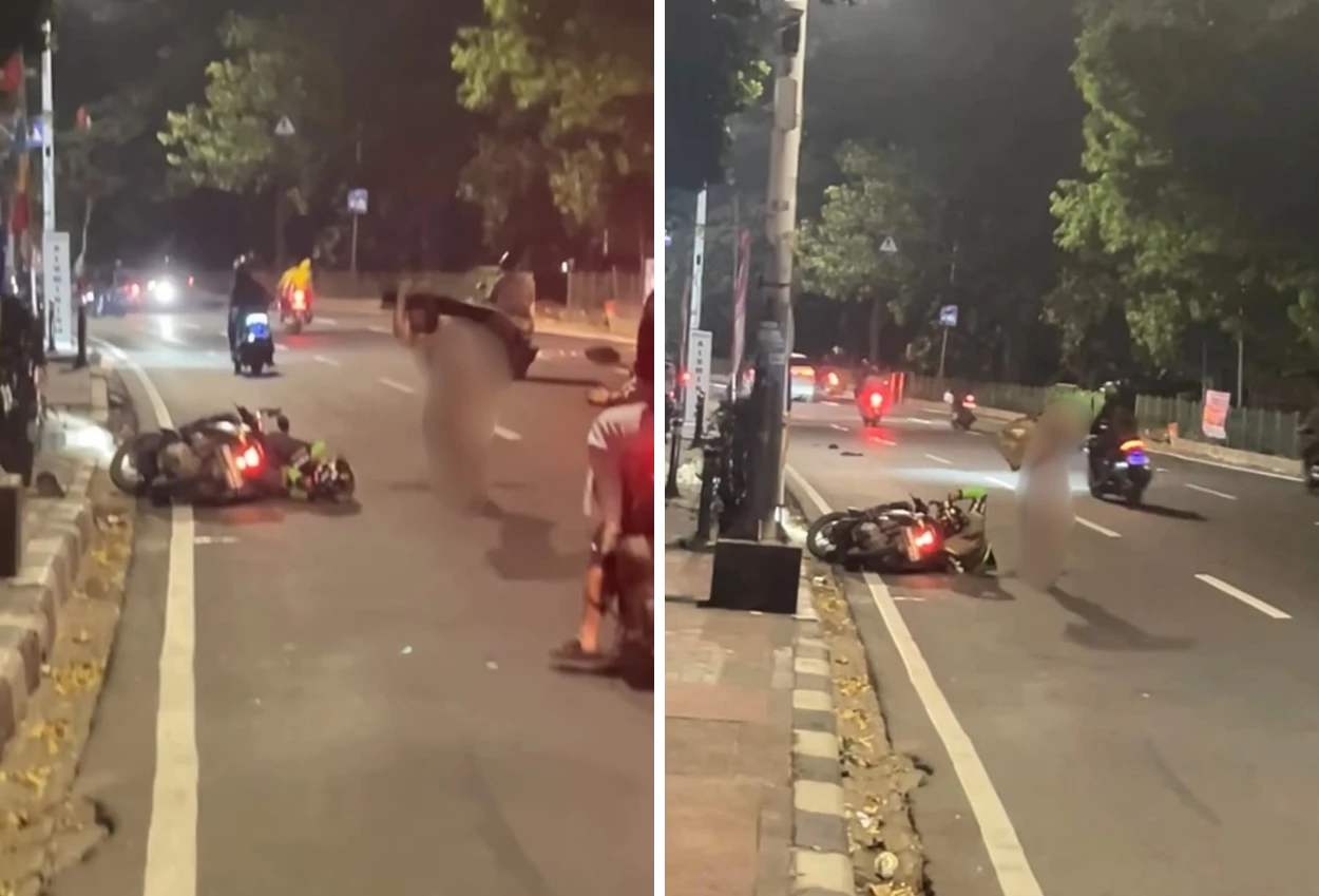Viral! Pria Tanpa Busana di Lenteng Agung Ngamuk dan Hajar Pemotor, Diduga ODGJ