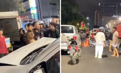 Wanita Mabuk Tabrak Dua Kendaraan di Surabaya, Sempat Marah Marah saat Diamankan Warga