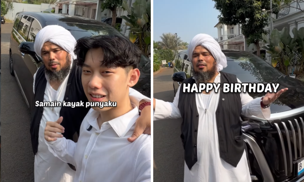 Willie Salim Beri Mobil Mewah untuk Ustaz Derry Selamat Ulang Tahun Guru Kesayangan