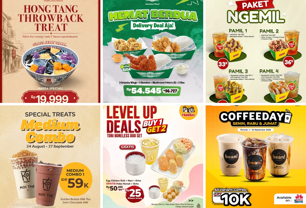 20 Promo Makanan dan Minuman September 2026, Ada Wingstop hingga Yakiniku Like