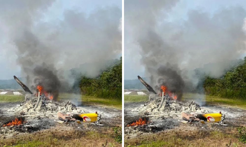 Helikopter Medis Milik Kementerian Kesehatan Malaysia Jatuh, Lima Orang Tewas