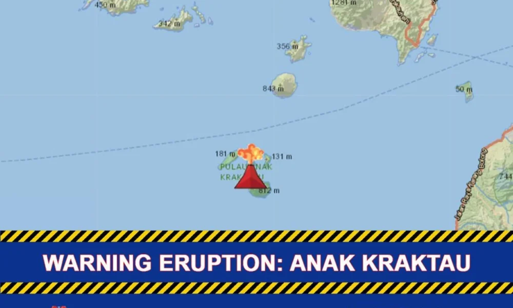 Aktivitas Gunung Anak Krakatau Hari Ini 8 September