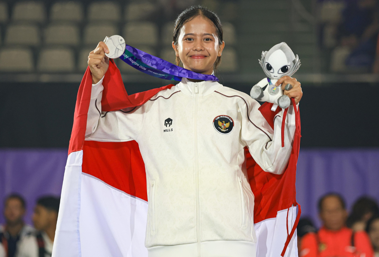 Atlet Teqball Putri Sumaya Raih Medali Perak Pertama Indonesia di Asian Games